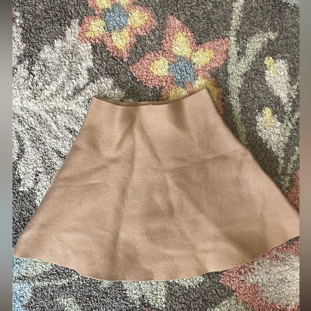 Mustard Seed High Rise Knit Mini Skirt